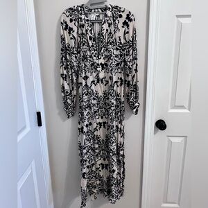 HM long kaftan dress modest
